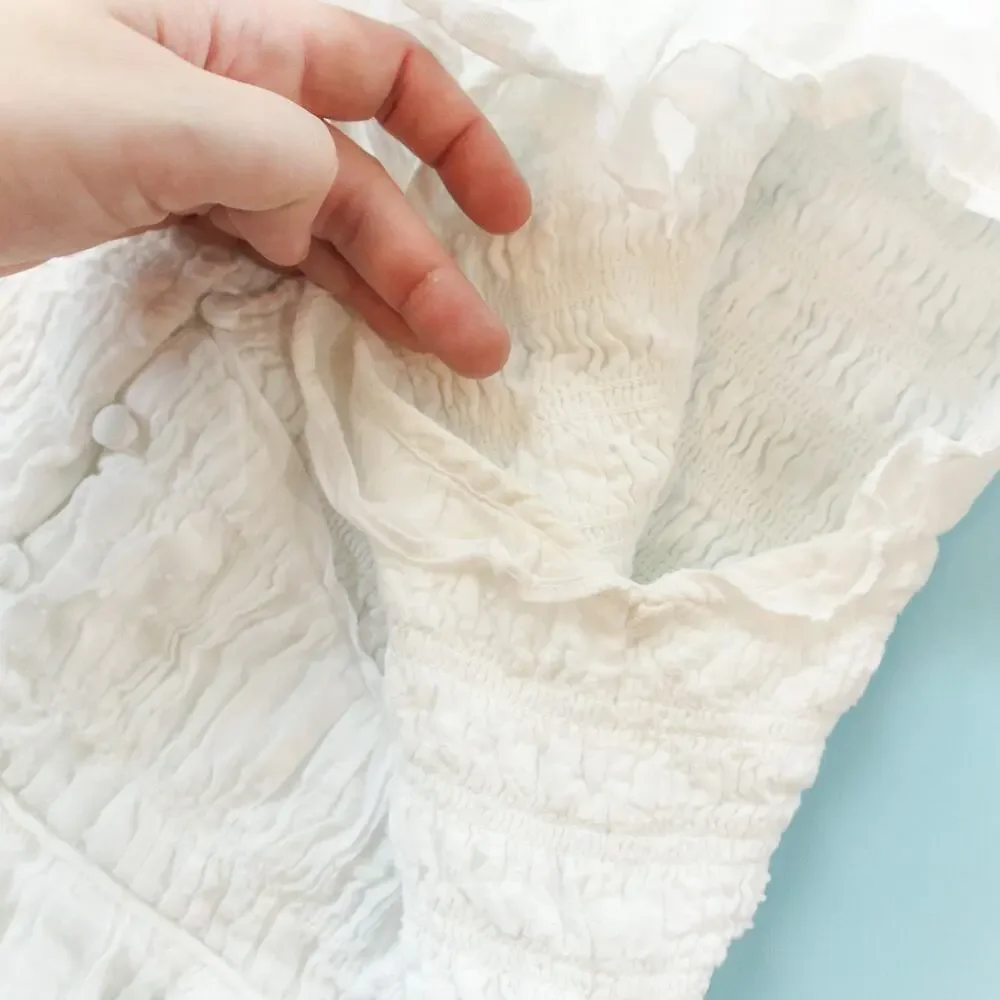 By Anthropologie Peregrine White Eyelet Midi Dress Size XLarge Petite XLP Bride - Picture 5 of 10